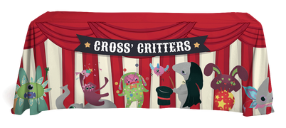 Full Printed Table Cloth for Cross' Critters Full Printed Table Cloth for Cross' Critters