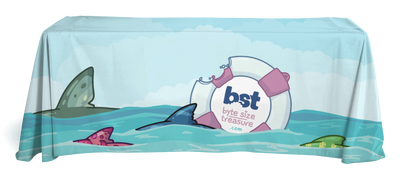 Full Printed Table Cloth for Byte Size Treasure