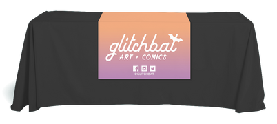 Full Printed Table Runner for Glitchbat