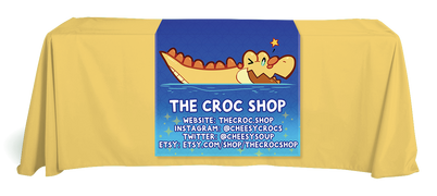 Full Printed Table Runner for The Croc Shop