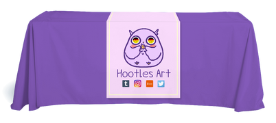 Full Printed Table Runner for HootlesArt