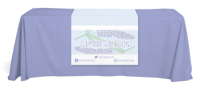 Full Printed Table Runner for Isamaar Creations